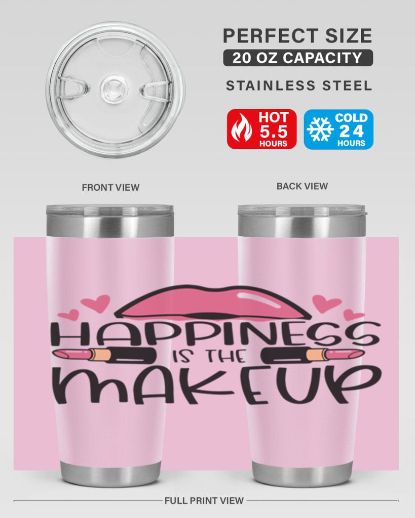 Hapiness Is The Makeup Style 95#- make up- Tumbler