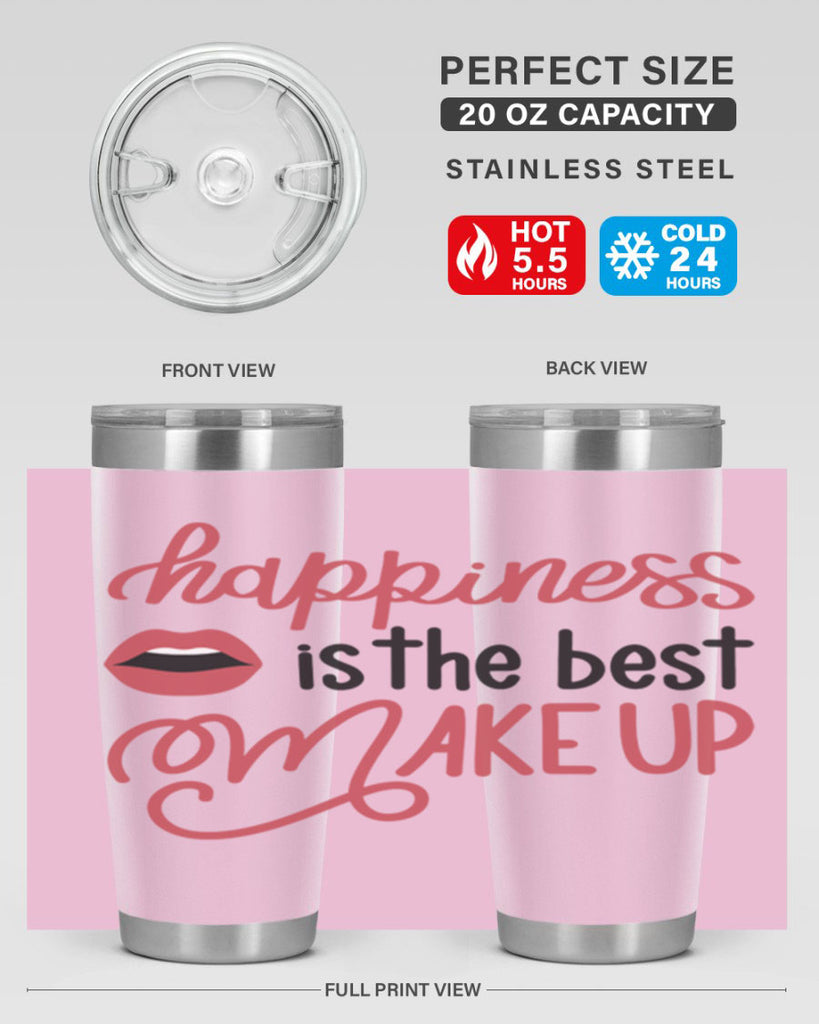 Happiness is the Best Makeup Style 94#- make up- Tumbler