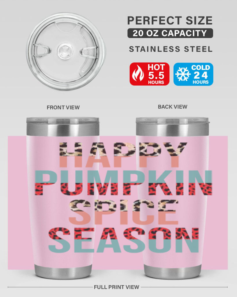 Happy pumpkin spice season 242#- fall- Tumbler
