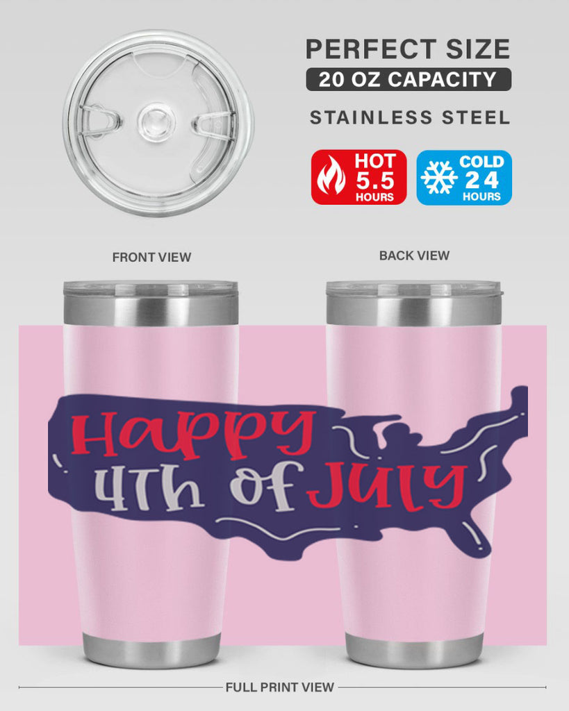 Happy th Of July Style 153#- Fourt Of July- Tumbler