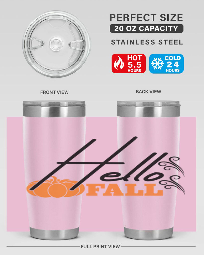 Hello Fall 281#- fall- Tumbler