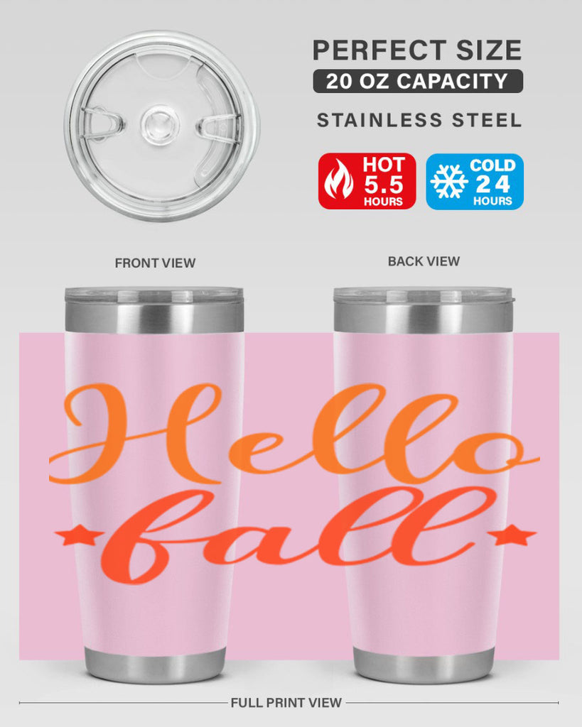 Hello Fall Design 278#- fall- Tumbler