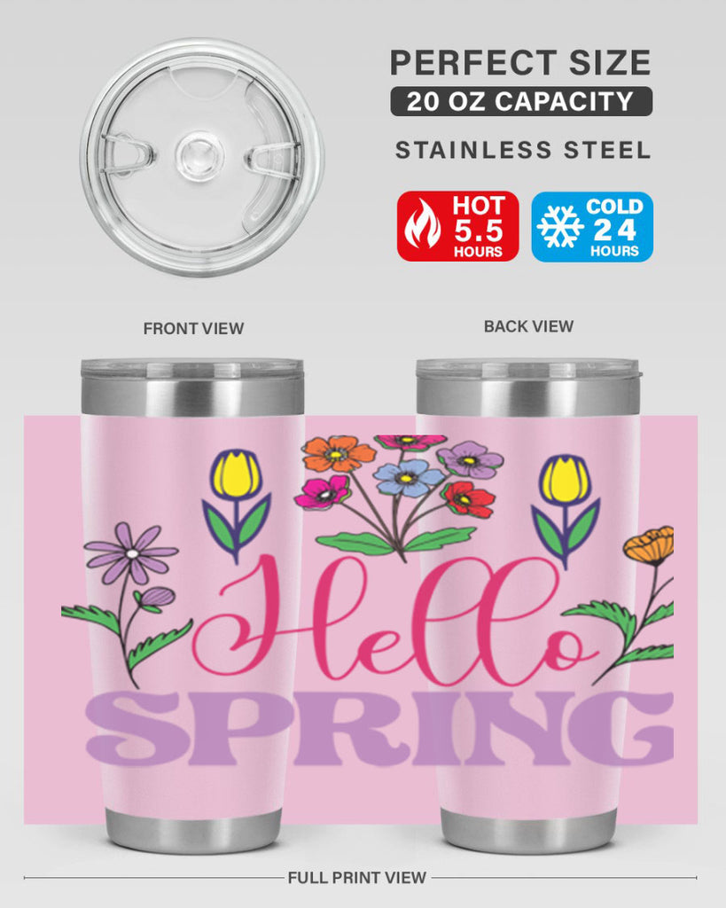 Hello Spring  233#- spring- Tumbler