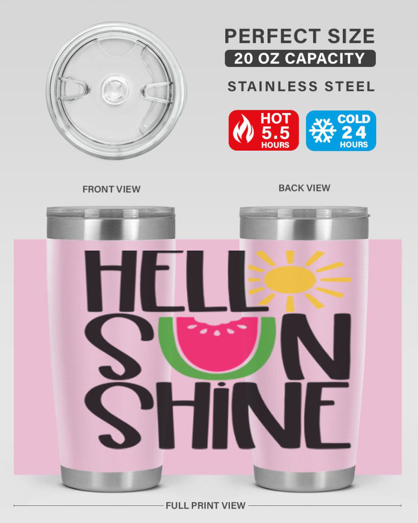 Hello Sunshine Style 37#- summer- Tumbler