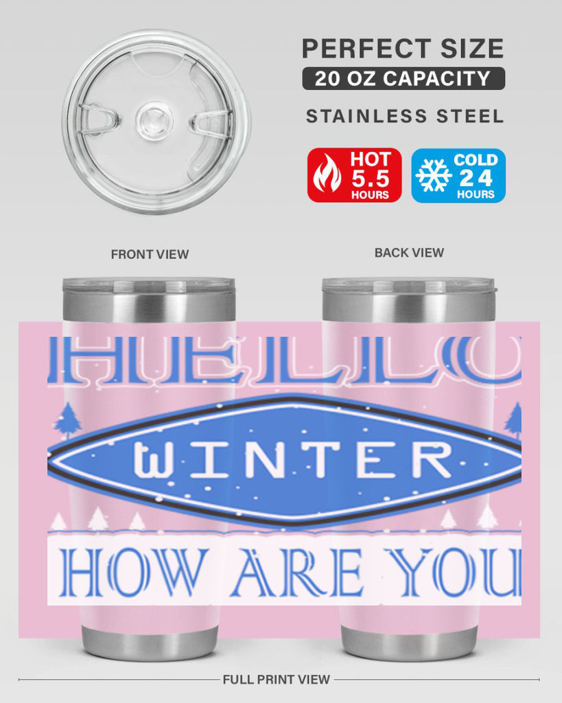 Hello Winter 165#- winter- Tumbler
