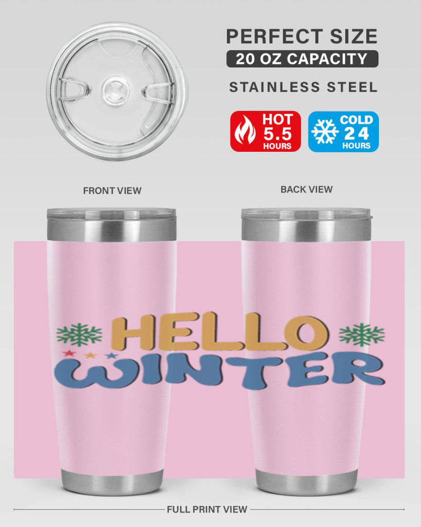 Hello Winter 181#- winter- Tumbler