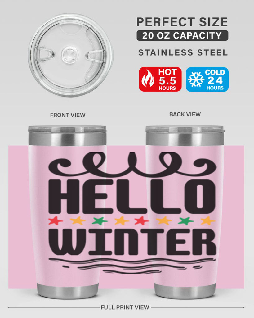 Hello Winter 185#- winter- Tumbler