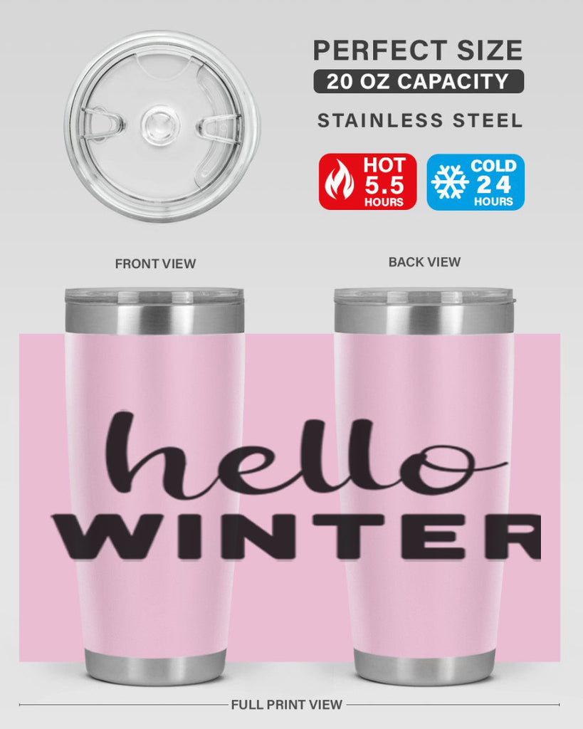 Hello Winter 186#- winter- Tumbler