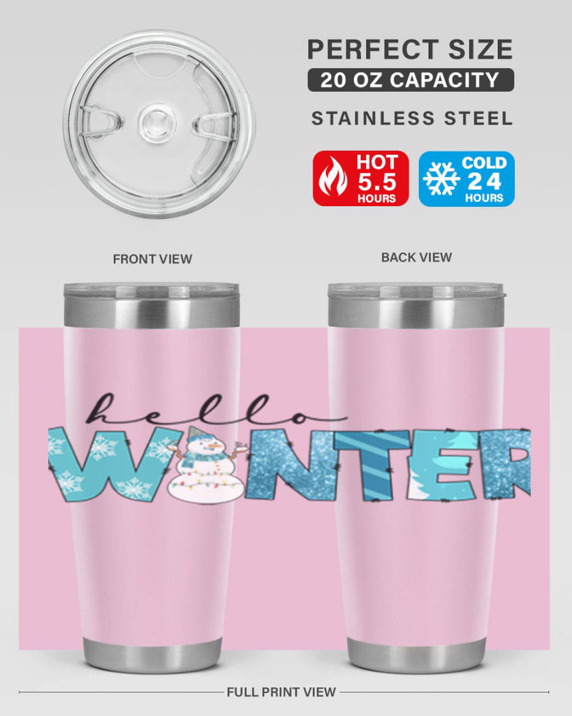 Hello Winter 188#- winter- Tumbler