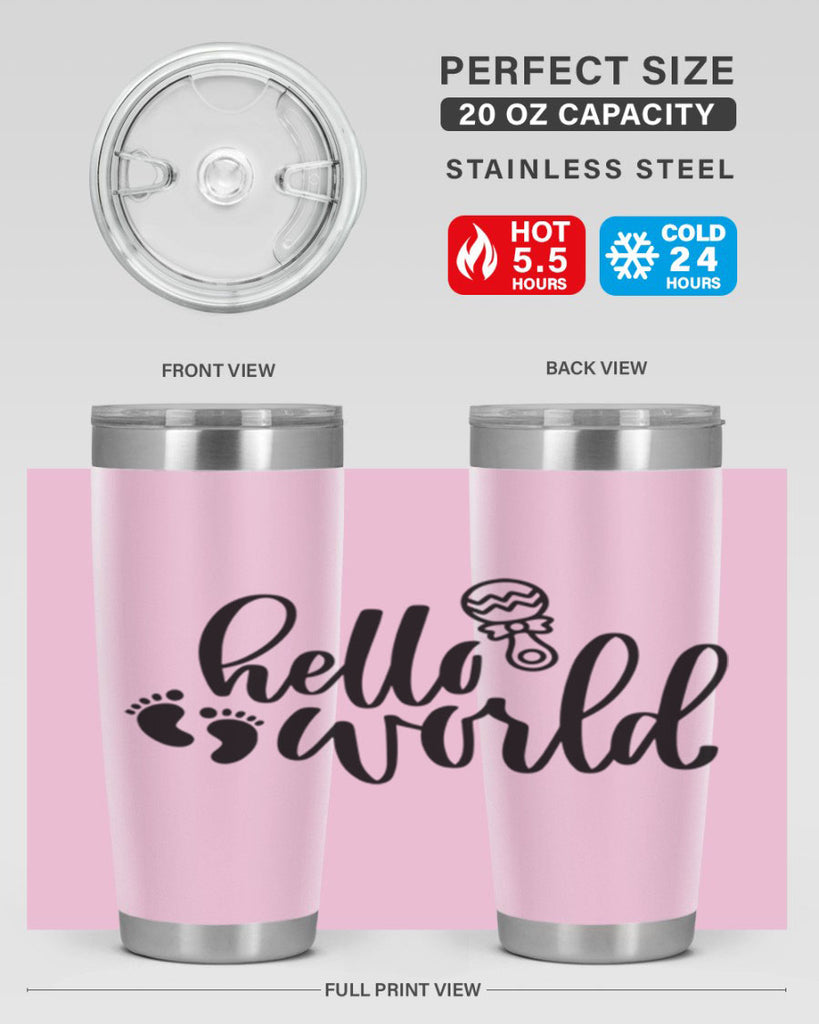 Hello World Style 90#- baby- tumbler