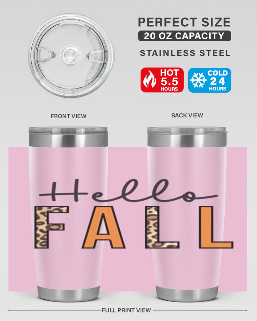 Hello fall 276#- fall- Tumbler