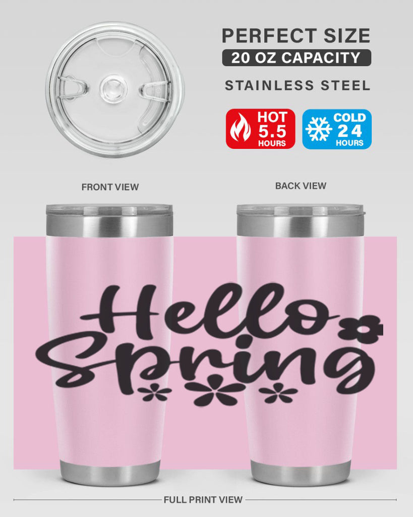 Hello spring  design 232#- spring- Tumbler