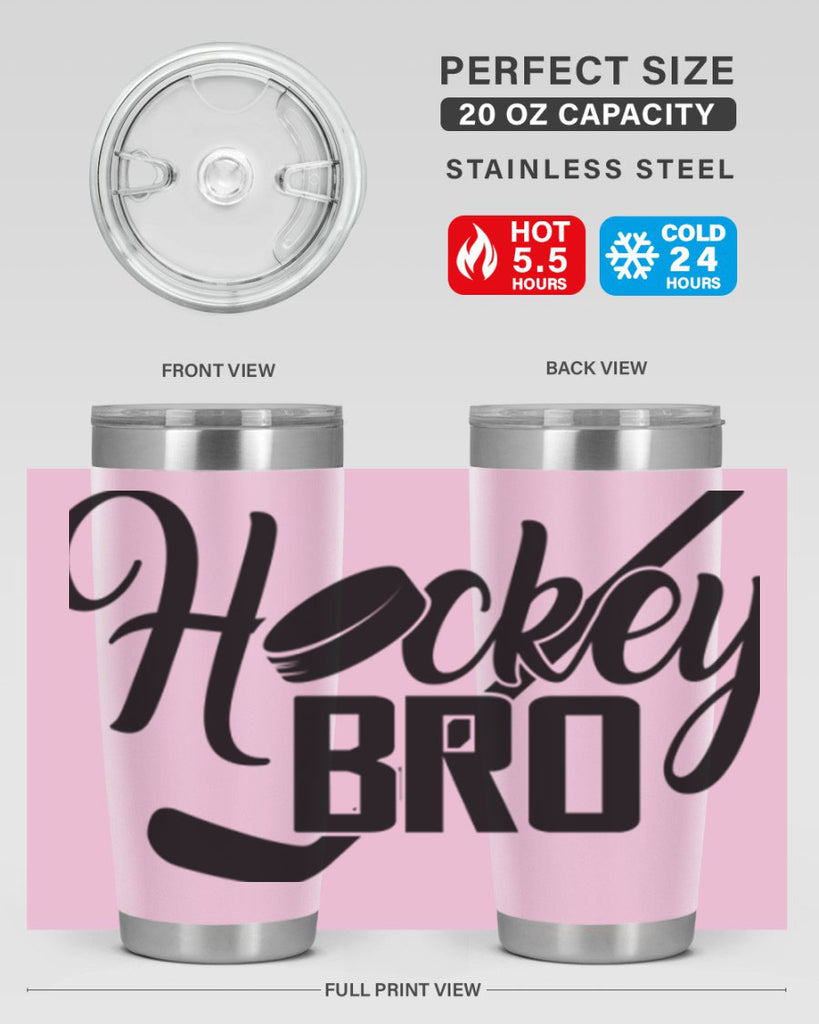 Hockey bro 1190#- hockey- Tumbler