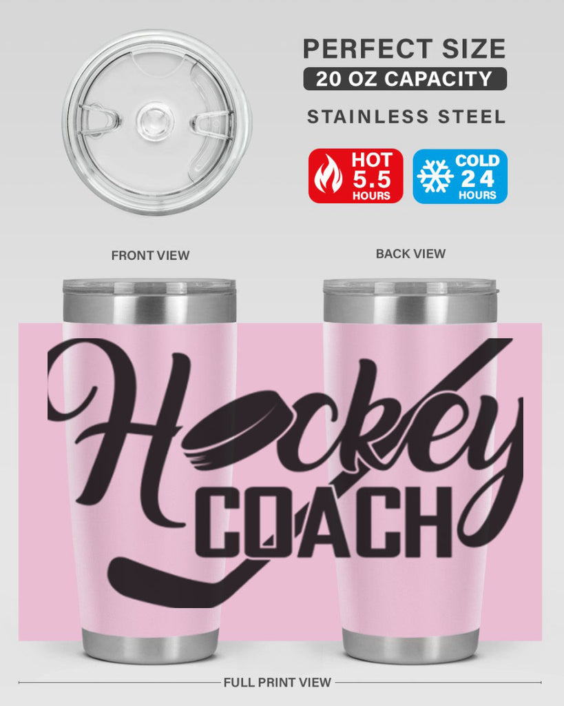 Hockey coach 1189#- hockey- Tumbler