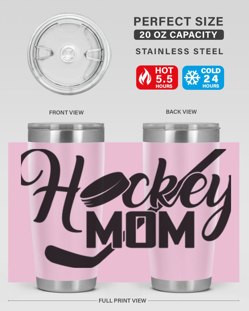 Hockey mom 1186#- hockey- Tumbler