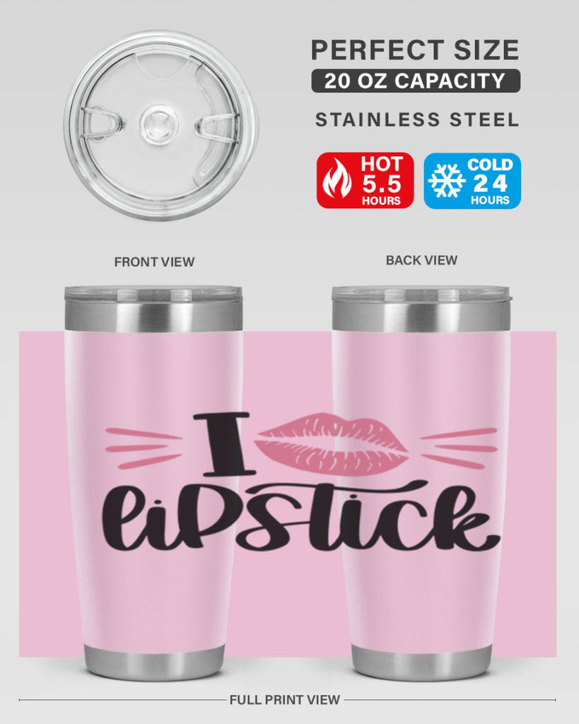 I Love Lipstick Style 86#- make up- Tumbler