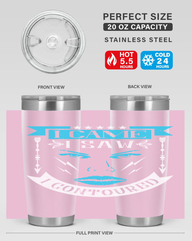 I came I saw I contoured Style 209#- make up- Tumbler