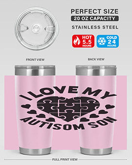I love my Style 45#- autism- Tumbler