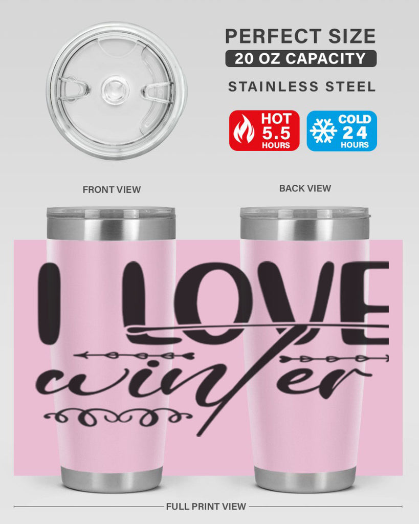 I love winter 243#- winter- Tumbler