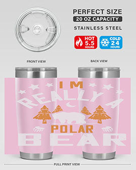 I'm really a polar bear 17#- Bears- Tumbler