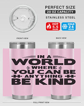 In a world Style 48#- autism- Tumbler