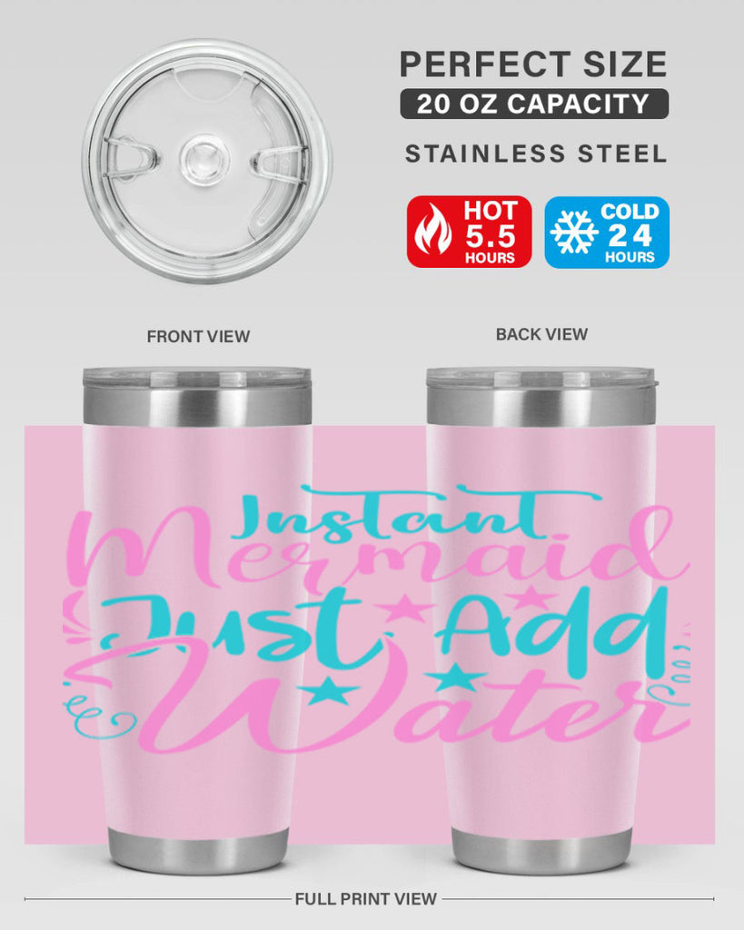 Instant Mermaid Just Add Water 271#- mermaid- Tumbler