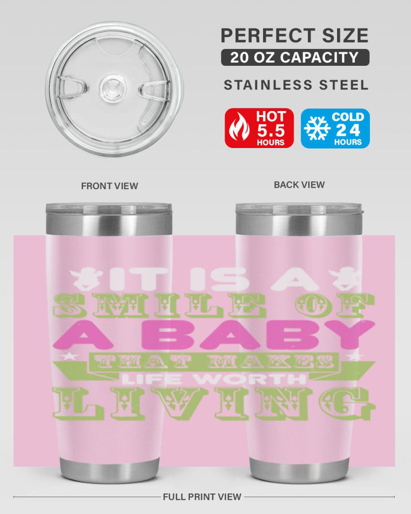 It is a smile of a baby Style 188#- baby- tumbler