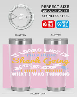It looks like I’m this huge shark going in for the kill…I don’t know what I was thinking Style 60#- shark  fish- Tumbler