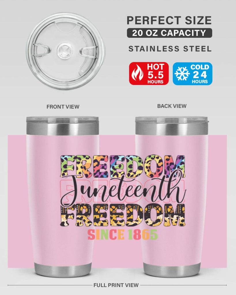 Juneteenth Freedom Since 1865 Png 36#- Juneteenth- tumbler