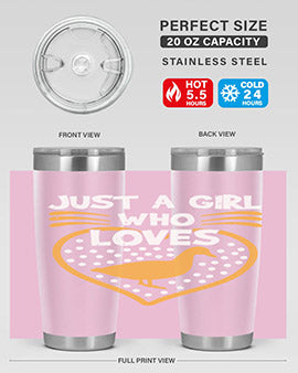 Just A Girl Who Loves Duck Style 34#- duck- Tumbler