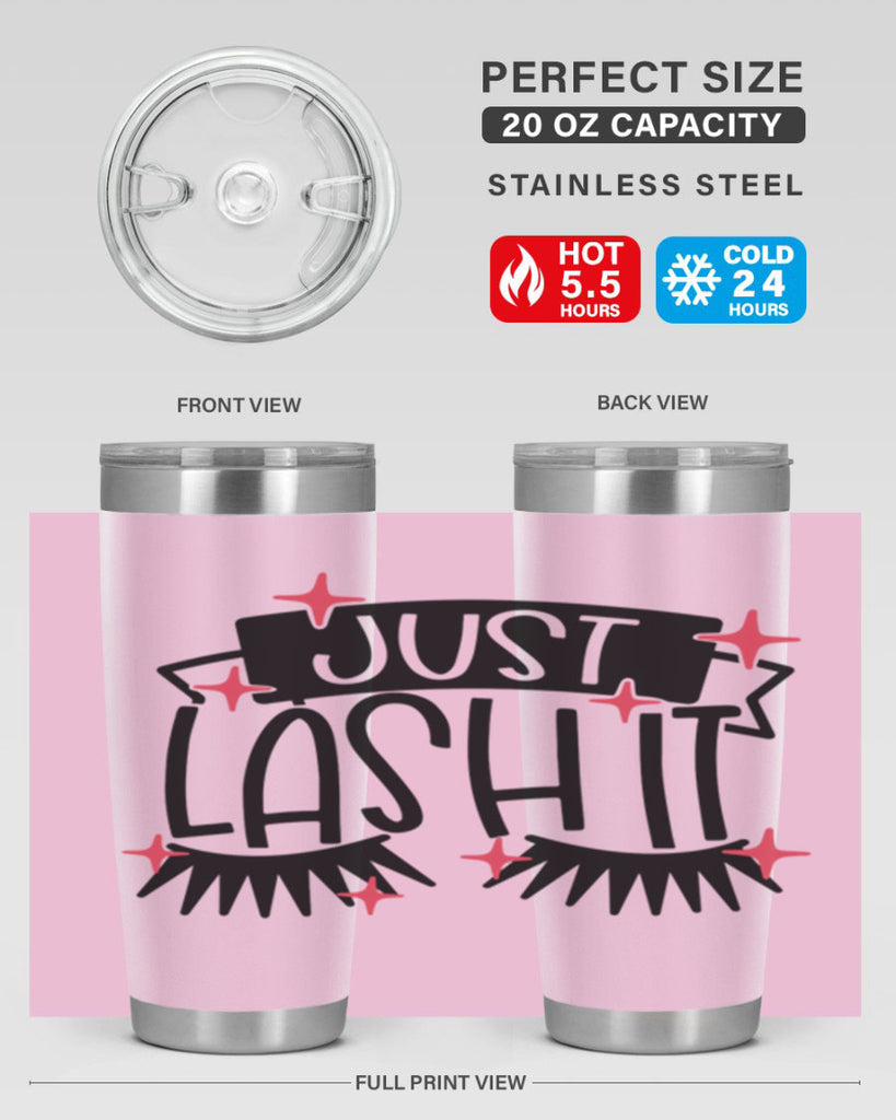 Just Lash It Style 77#- make up- Tumbler