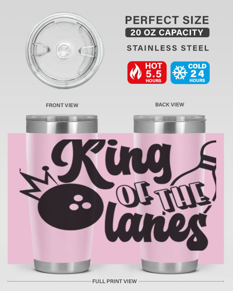 King of the lanes 956#- bowlig- Tumbler