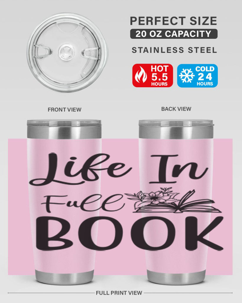 Life In Full Book 297#- spring- Tumbler
