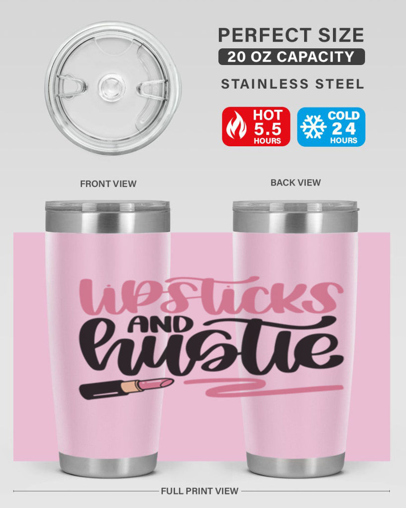 Lipstick And Hustie Style 59#- make up- Tumbler