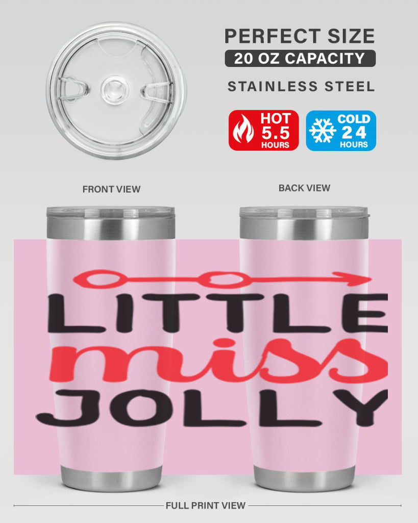 Little miss jolly 306#- winter- Tumbler