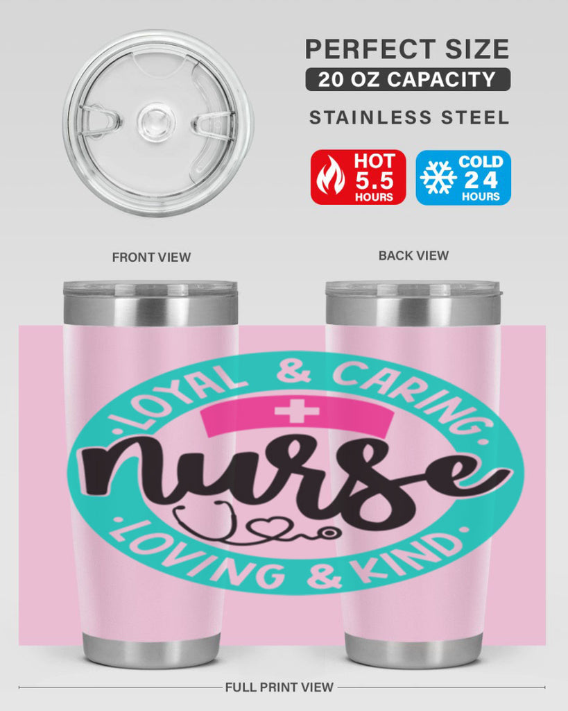 Loyal Caring Nurse Loving Kind Style Style 133#- nurse- tumbler