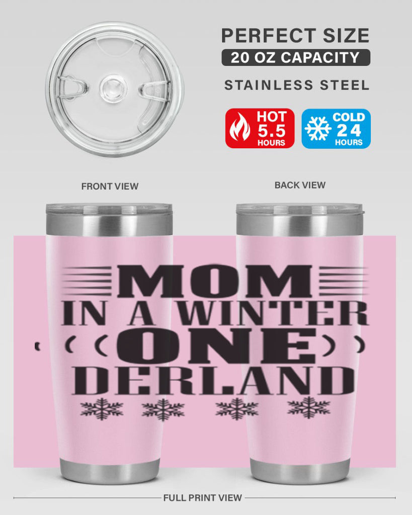 MOM IN A WINTER ONE DERLAND 322#- winter- Tumbler
