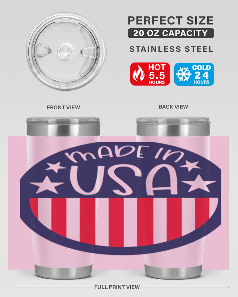 Made In USA Style 165#- Fourt Of July- Tumbler