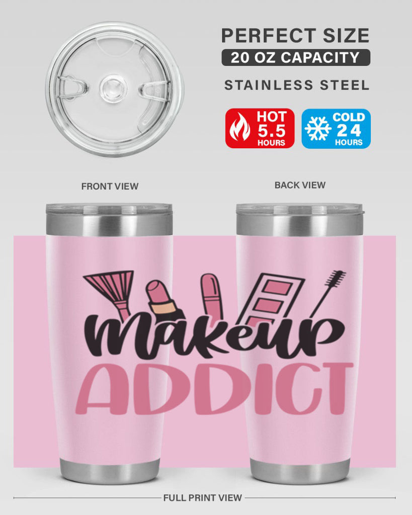 Makeup Addict Style 55#- make up- Tumbler