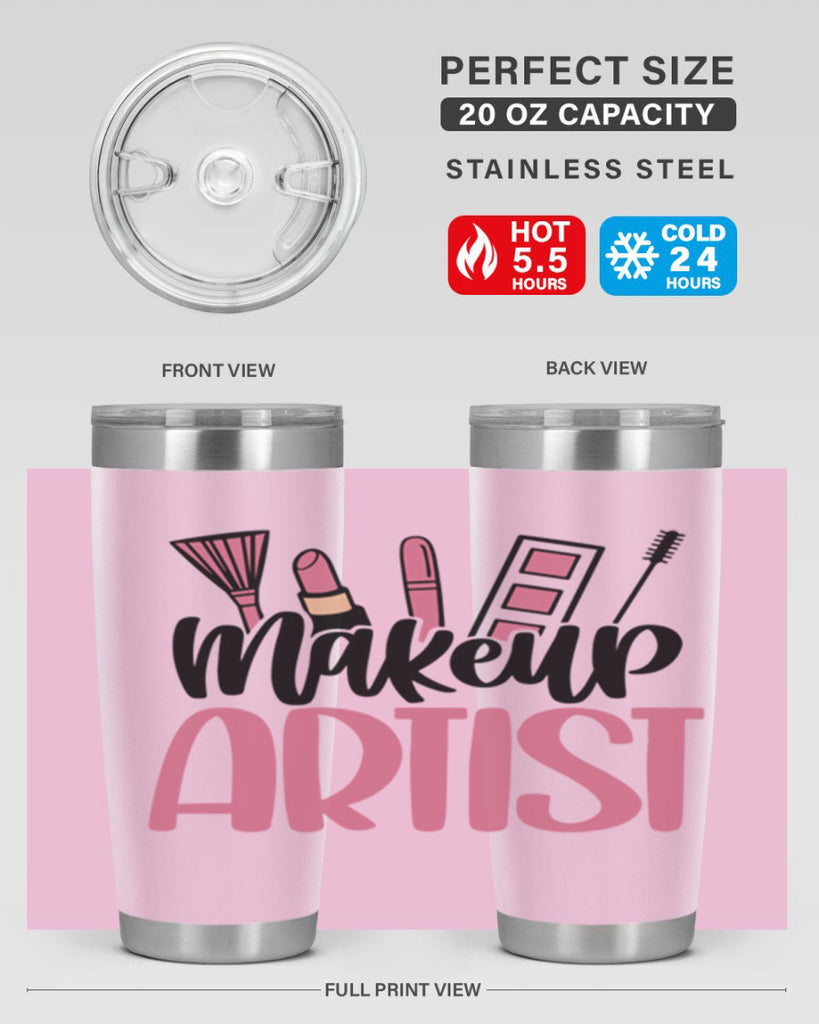 Makeup Artist Style 52#- make up- Tumbler