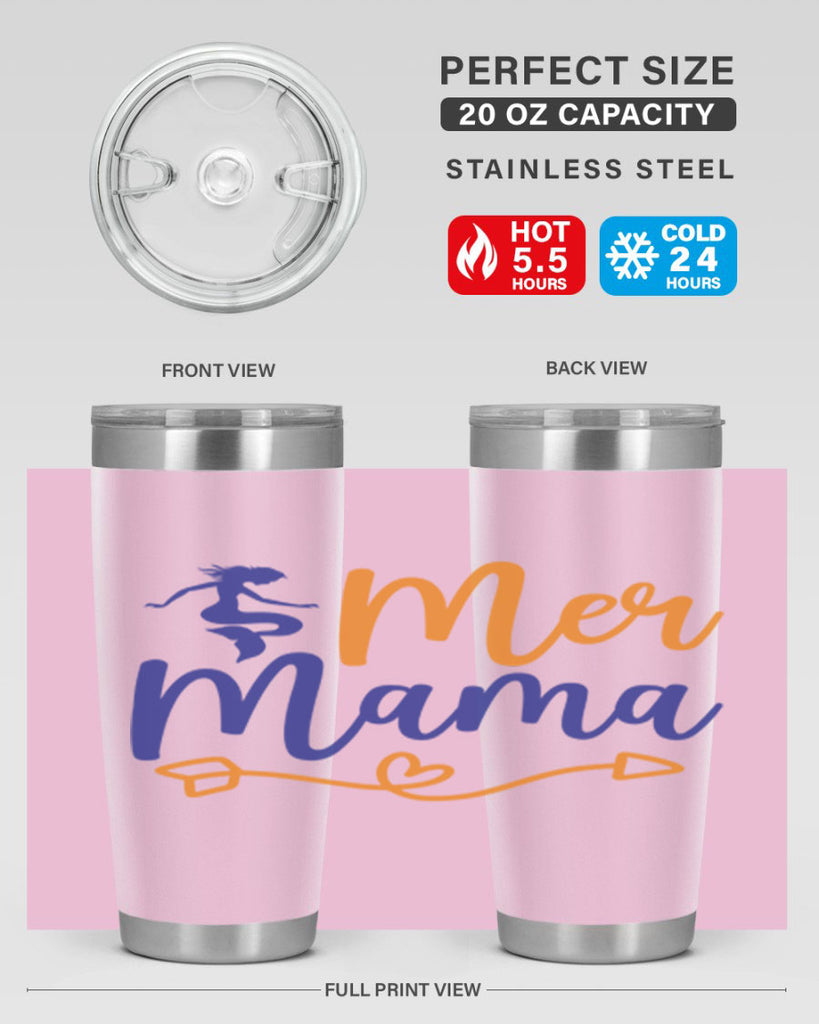 Mer Mama 331#- mermaid- Tumbler