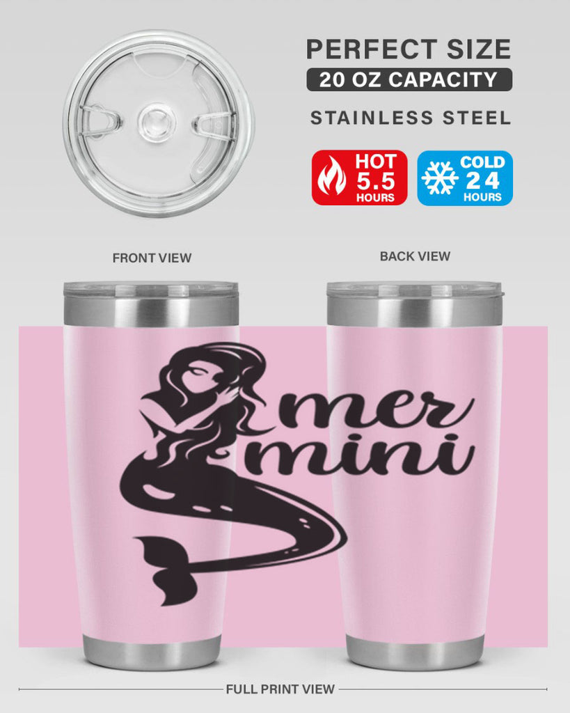 Mer mini 352#- mermaid- Tumbler