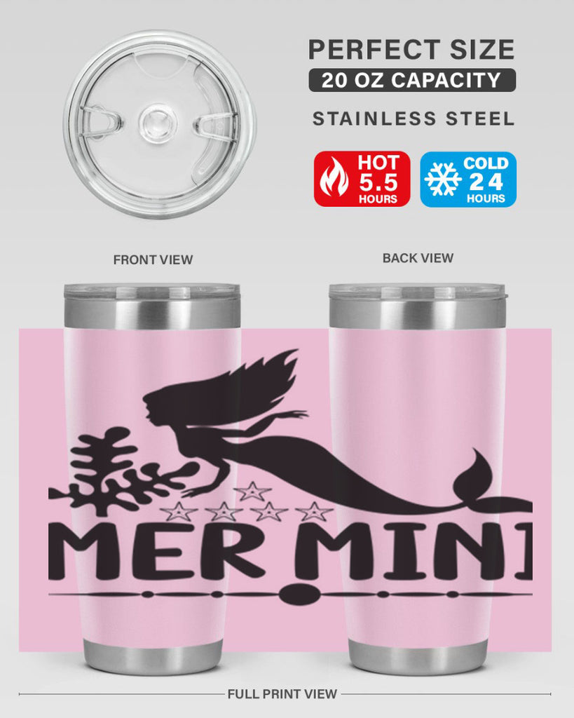 Mer mini 353#- mermaid- Tumbler