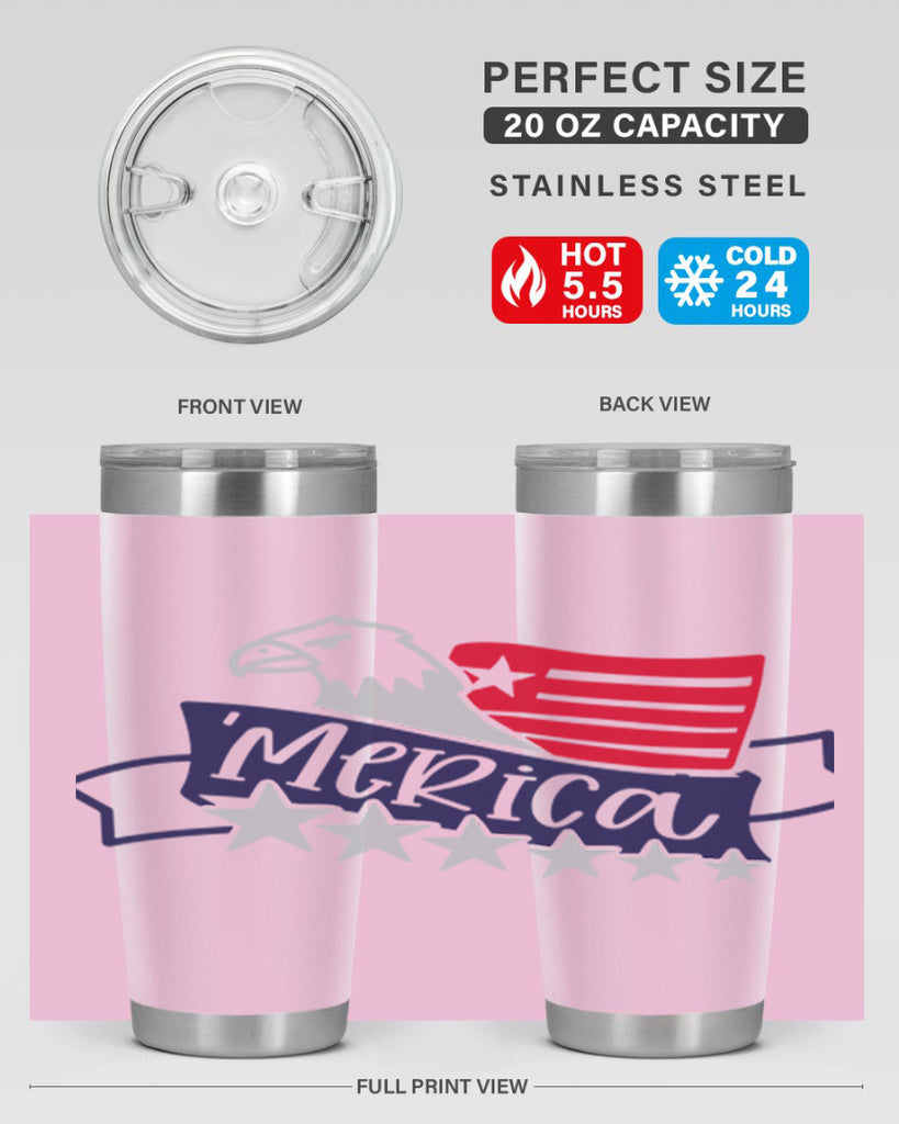 Merica Style 136#- Fourt Of July- Tumbler