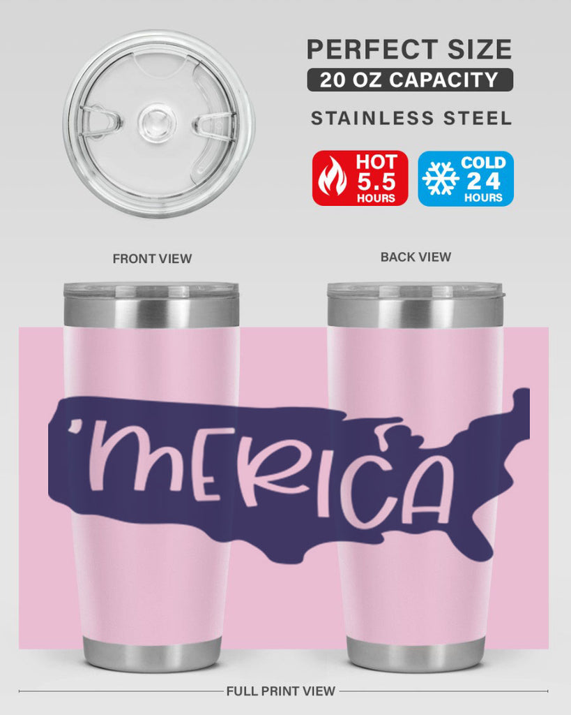 Merica Style 137#- Fourt Of July- Tumbler