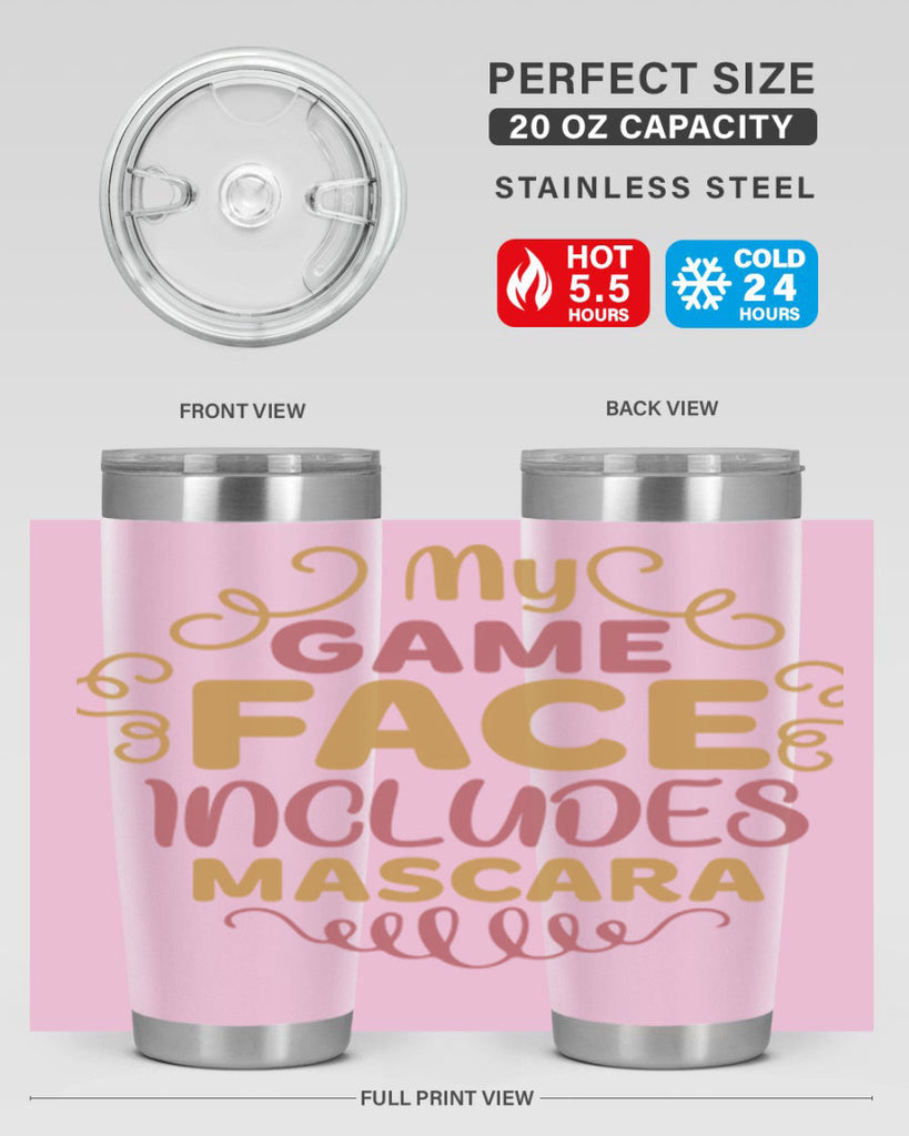 My Game Face Includes Mascara 127#- fashion- Cotton Tank
