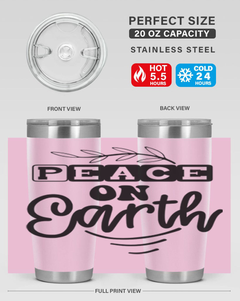 Peace on Earth 335#- winter- Tumbler