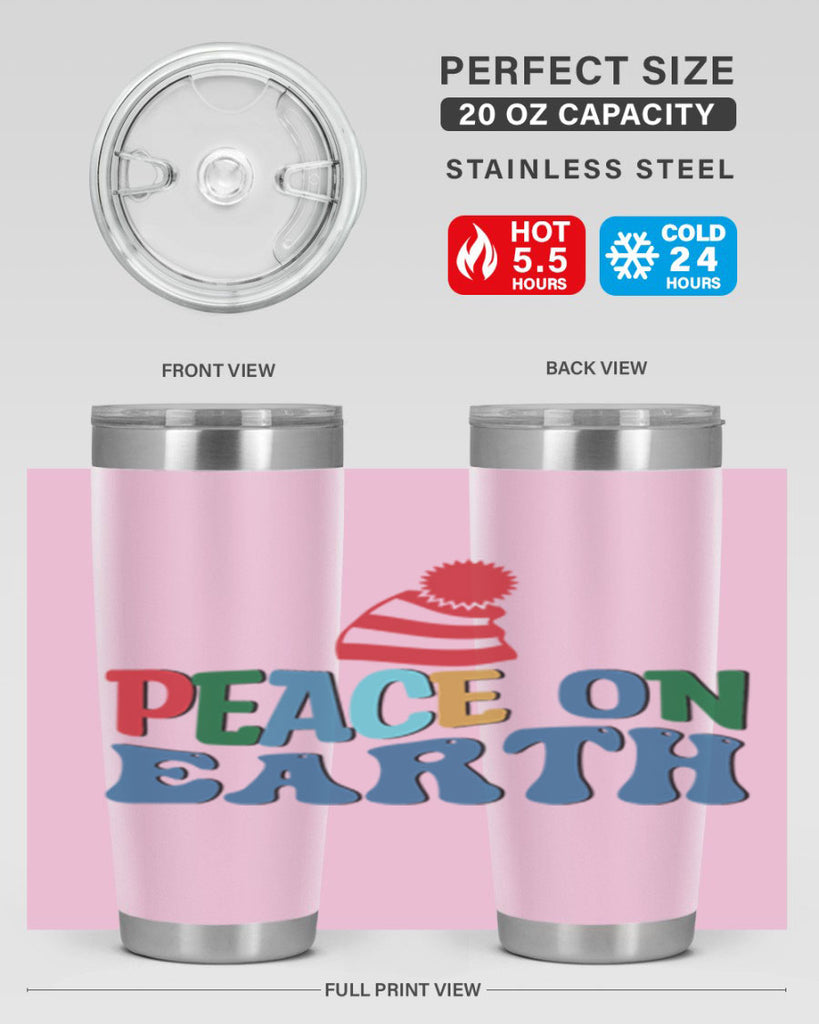 Peace on Earth 337#- winter- Tumbler
