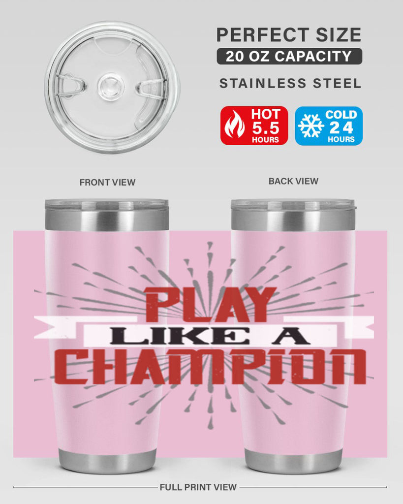 Play like a Champion 1942#- badminton- Tumbler