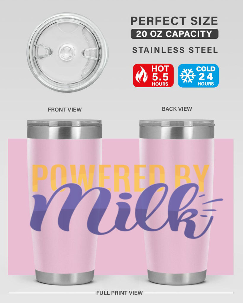 Powered By Milk Style 204#- baby- tumbler